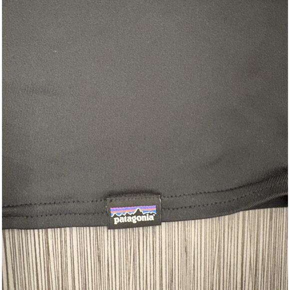 Patagonia Daily Capilene Baselayer Long Sleeve Shirt Black Large - Picture 3 of 4
